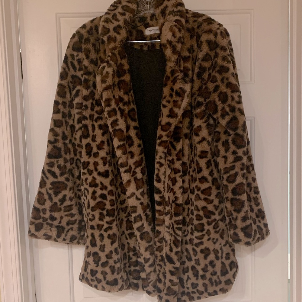 Leopard winter jacket